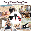 Everfit Pelvic Floor Exerciser Inner Thigh Kegel Trainer 35KG 360 Adjustable Men Women Black & Red