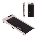 Everfit 3 in 1 Walking Pad Treadmill 12% Incline Under Desk Treadmills for Home Gym With 38cm Wide Belt Pink