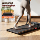 Everfit 3 in 1 Walking Pad Treadmill 12% Incline Foldable Under Desk Treadmills for Home Gym With 38cm Wide Belt Black