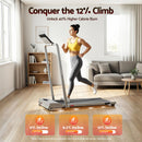 Everfit 3 in 1 Walking Pad Treadmill 12% Incline Foldable Under Desk Treadmills for Home Gym With 38cm Wide Belt Silver