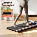 Everfit 3 in 1 Walking Pad Treadmill 12% Incline Foldable Under Desk Treadmills for Home Gym With 38cm Wide Belt Silver