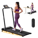 Everfit 3 in 1 Walking Pad Treadmill 12% Incline Foldable Under Desk Treadmills for Home Gym With 40cm Wide Belt Black