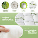 Giselle Bedding 1500GSM Pillowtop Mattress Topper Bamboo Mattress Pad for Back Pain Relief Washable 11cm Thick Bed Cover with 45cm Deep Pocket Double