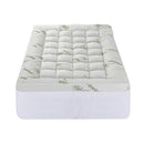 Giselle Bedding 1500GSM Pillowtop Mattress Topper Bamboo Mattress Pad for Back Pain Relief Washable 11cm Thick Bed Cover with 45cm Deep Pocket King Single