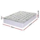 Giselle Bedding 1500GSM Pillowtop Mattress Topper Bamboo Mattress Pad for Back Pain Relief Washable 11cm Thick Bed Cover with 45cm Deep Pocket Queen