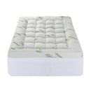 Giselle Bedding 1500GSM Pillowtop Mattress Topper Bamboo Mattress Pad for Back Pain Relief Washable 11cm Thick Bed Cover with 45cm Deep Pocket Single