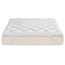 Giselle Queen Pillow Top Mattress Topper 1300GSM White Duck Feather For Old Bed Upgrade 5cm Thick