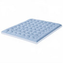 Giselle Bedding Pillowtop Mattress Topper 5cm Reversible Cooling & Soft Coral Fleece Pad for Back Pain Relief, Washable Skin-friendly Bed Protector with 45cm Deep Pocket King