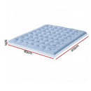 Giselle Bedding Pillowtop Mattress Topper 5cm Reversible Cooling & Soft Coral Fleece Pad for Back Pain Relief, Washable Skin-friendly Bed Protector with 45cm Deep Pocket King