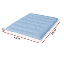 Giselle Bedding Pillowtop Mattress Topper 5cm Reversible Cooling & Soft Coral Fleece Pad for Back Pain Relief, Washable Skin-friendly Bed Protector with 45cm Deep Pocket King Single