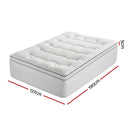 Giselle Bedding Double Mattress Topper 5cm Coral Fleece