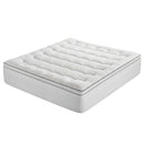 Giselle Bedding King Mattress Topper 5cm Coral Fleece
