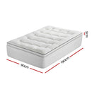 Giselle Bedding Single Mattress Topper 5cm Coral Fleece