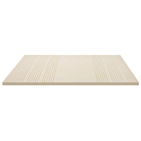 Giselle Bedding Latex Mattress Topper, 5cm Thick Cooling Bed Pad for Side Sleepers Pain Relief, 7 Zone Foldable Mat with Washable Cover for Guest Room Bedroom King