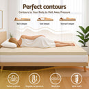 Giselle Bedding Latex Mattress Topper 7.5cm King Single