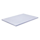 Giselle Bedding Natural Latex Mattress Topper, 7-Zone Pressure Relief Bed Pad for Back Pain, Ice Silk Cooling Cover for Hot Sleepers, 5cm Firm Support, Queen
