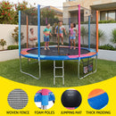 Everfit 14FT Kids Trampoline Rebounder with Enclosure Net Storage Bag