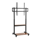 Artiss Mobile TV Stand for 40-100 Inch TVs Cart with Wheels Adjustable Shelves