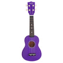 Alpha 21 Inch Ukulele Soprano Beginner Acoustic Small Guitar Kids Strings Purple