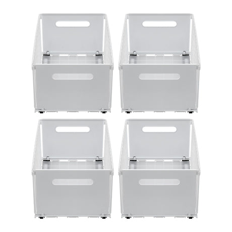 Artiss 4 Pack Pull out Drawers for Cabinets Foldable Slide Out Drawers