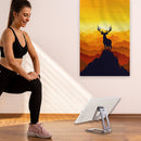 Urbanoki Portable Phone Tablet Stand Dual Folding Desk Travel Cradle Dock