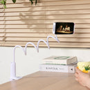 Urbanoki Gooseneck Phone Holder Flexible Clamp Mount for Bed Desk
