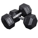 6 Pairs Hex Dumbbells PLUS Dumbbell Rack (210 kg | 5kg-30KG | 1.1m 3-tier Rack)