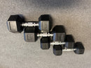 7 Pairs Hex Dumbbells PLUS Dumbbell Rack (175 kg | 5kg-20kg | 1.1m 3-tier Rack)