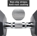 9 Pairs Hex Dumbbells PLUS Dumbbell Rack (270kg | 5kg-25kg | 1.1m 3-tier Rack)