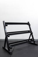 9 Pairs Hex Dumbbells PLUS Dumbbell Rack (270kg | 5kg-25kg | 1.1m 3-tier Rack)