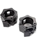 Black Olympic Bumper Plates - 100kg kit PLUS Olympic Barbell (2.2m | 20kg)