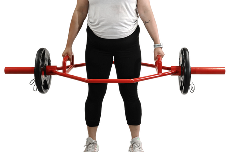 Olympic Shrug Deadlift Trap Bar - Red