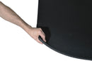 Rubber Gym Mats - Plain Black (15mmx1mx1m)