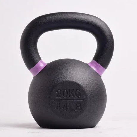 Cast Iron Vinyl Kettlebells (Colour-Marked) 11 Kg