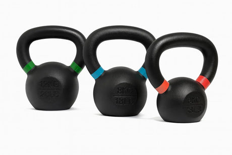 Cast Iron Vinyl Kettlebells (Colour-Marked) 14 Kg