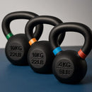 Cast Iron Vinyl Kettlebells (Colour-Marked) 8 Kg