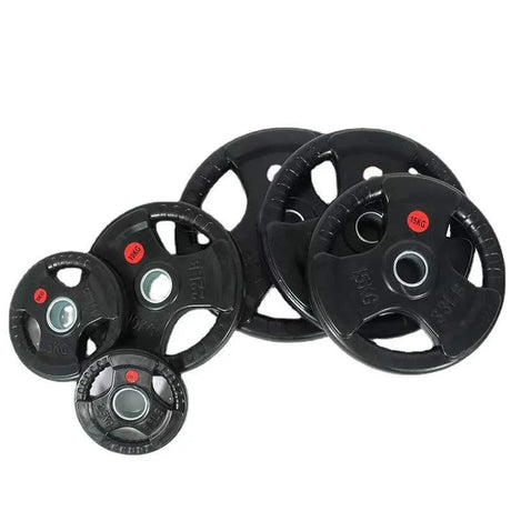 Tri-Grip Olympic Bumper Plates - 105kg kit