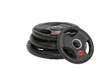 Tri-Grip Olympic Bumper Plates - 105kg kit