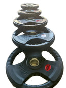 Tri-Grip Olympic Bumper Plates - 105kg kit