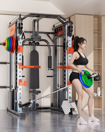 SmartFit M1 Ultra Leg Press and Chest Fly Multi Functional Training Smith Machine Home Gym with 140kgs pin loaded package