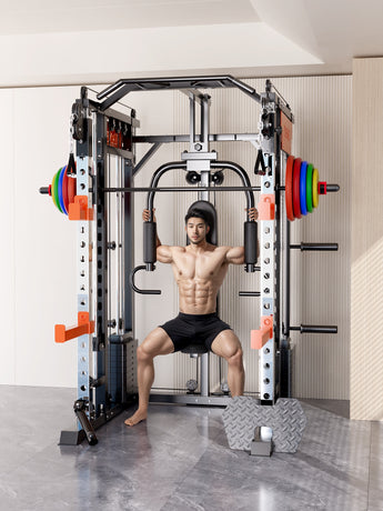 SmartFit M1 Ultra Leg Press and Chest Fly Multi Functional Training Smith Machine Home Gym with 140kgs pin loaded package