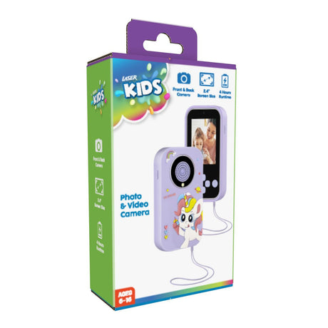 Laser Kids Play Phone Camera and MP3 Player - Purple