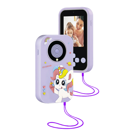 Laser Kids Play Phone Camera and MP3 Player - Purple