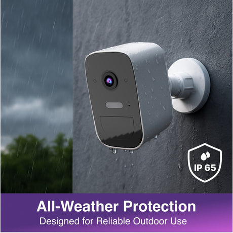 Connect SmartHome Wireless 2K Outdoor Camera 4 Pack