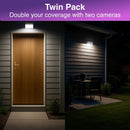Connect Outdoor Wall Light Camera Twin Pack
