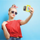 Laser 5000mAh Magnetic Wireless Powerbank Mirror Light - Pink