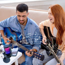 Laser RGB Streaming Microphone with Headphone Jack