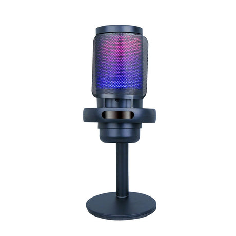 Laser RGB Streaming Microphone with Headphone Jack