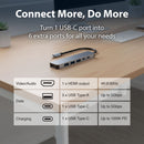 Laser USB-C 6-in-1 Multi-Port Hub with 4K HDMI and 100W PD Charging