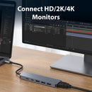 Laser USB-C 6-in-1 Multi-Port Hub with 4K HDMI and 100W PD Charging